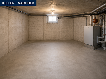Nachher Entrümpelung Keller Wien